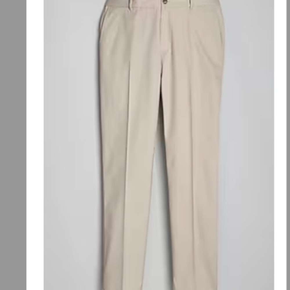 Jos. A. Bank Travel Tech Slim Fit Flat Front Casual Pants